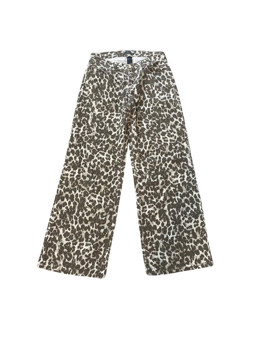 Sincerely Jules Neutral Animal Print Pants - Brown & Cream